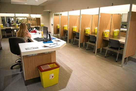 The Cactus safe injection site in Montreal, Canada