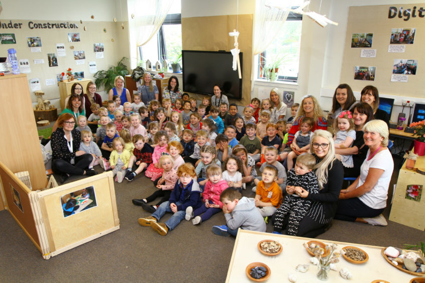 PICTURES Staff at Dundee nursery celebrate exemplary report Evening