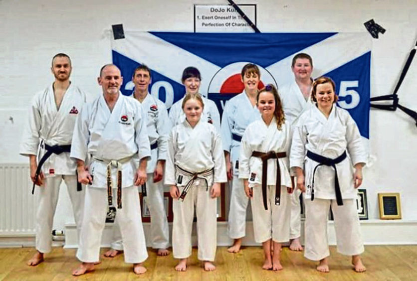 Dundee girl Danna, 14, out to make grade as black belt in karate