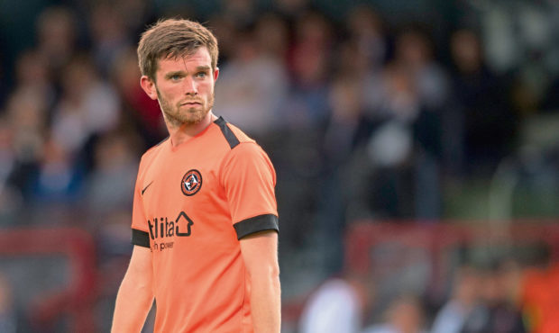 Sam Stanton in action for Dundee United