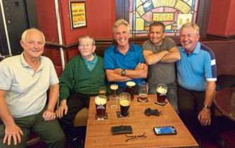 Davy Alexander, Joe Hart, Mike Kolacz, Frankie Campbell and Davy Henderson