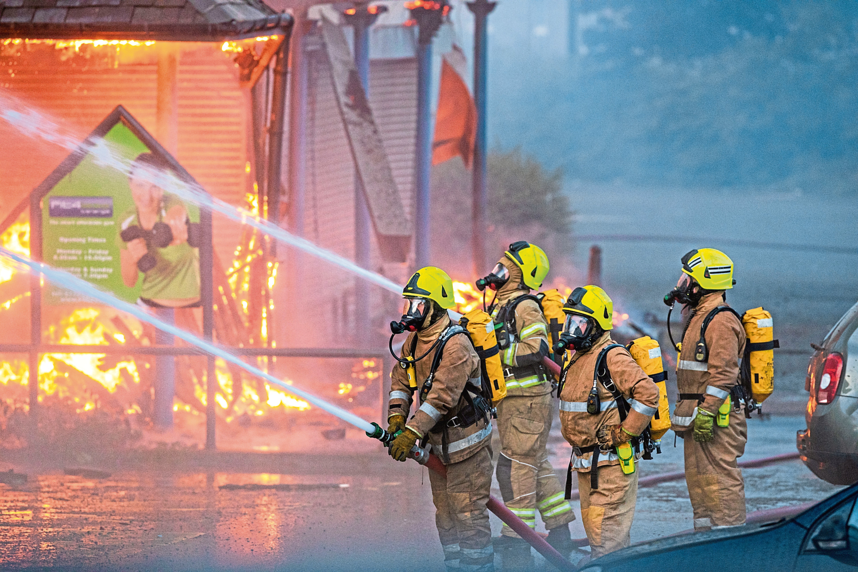 Hilltown fire 'It now looks likely that the building is going to have