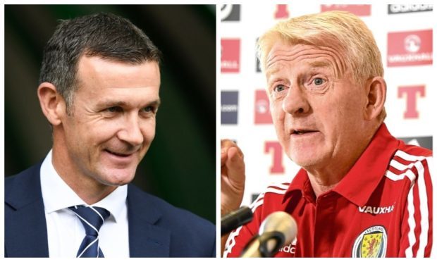 Jim McIntyre and Gordon Strachan