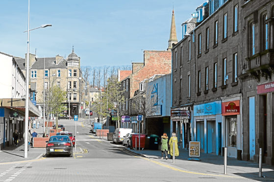Lochee High Street. (stock image).