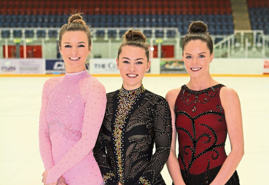 From left, Karly, Anastasia and Natasha.