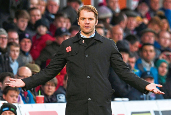 Dundee United manager Robbie Neilson