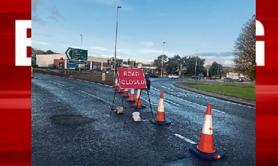 Scene of the fatal accident on the A9