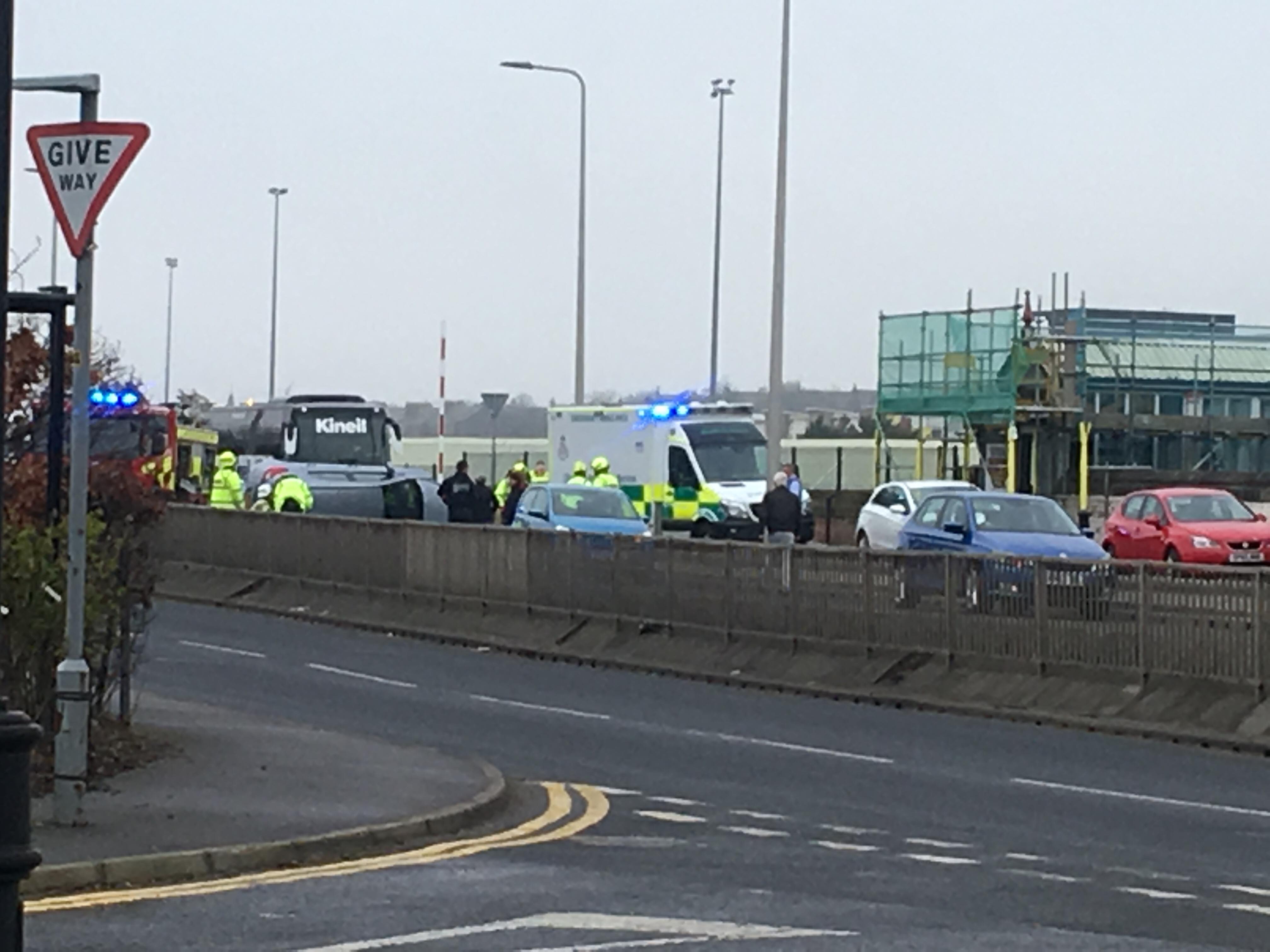 ONGOING: Police, ambulance and fire crews on scene as crash closes ...