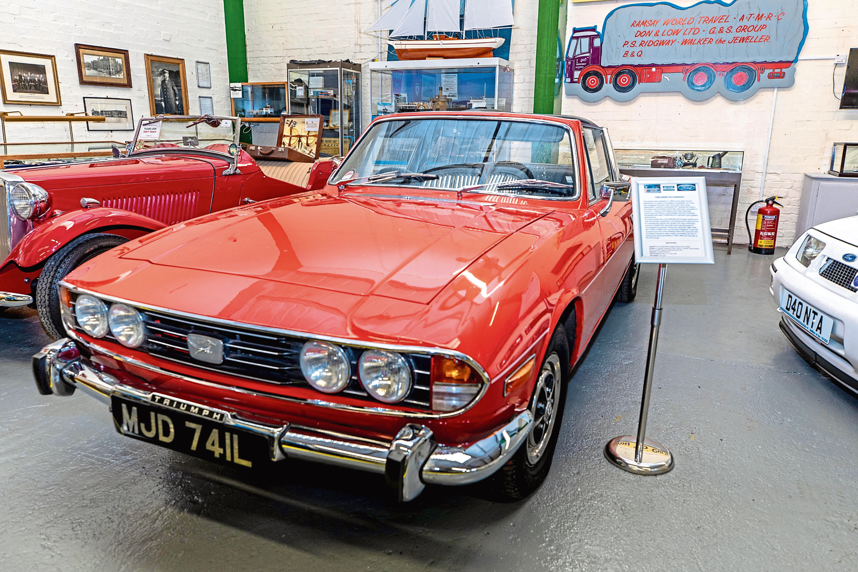 Classic cars added to museum of transport exhibition in Dundee
