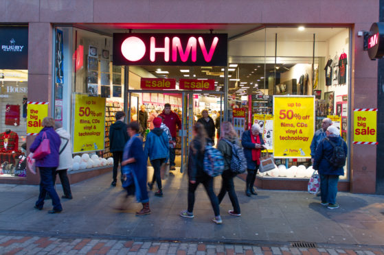 HMV in Dundee will remain open.