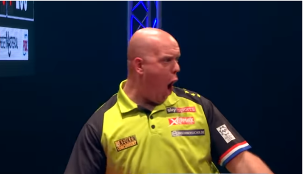 VIDEO: Darts superstar Michael van Gerwen hits his third 9-darter of