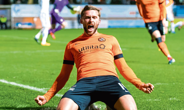 Dundee United striker Pavol Safranko.