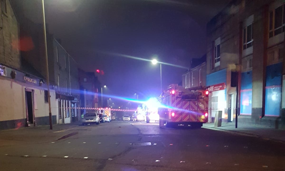 Terror as parent 'throws child out of window' in fire at Dundee flats