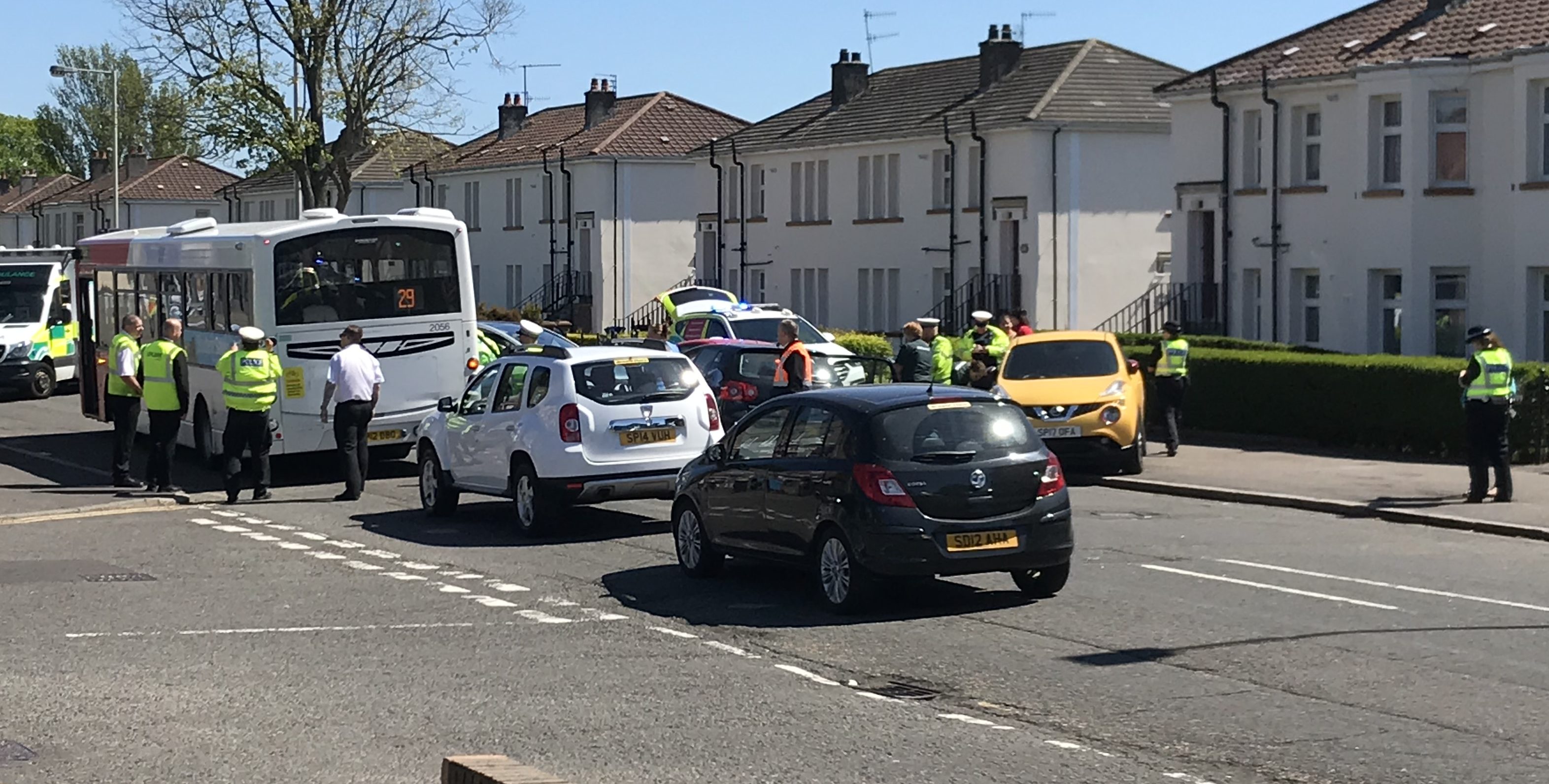 Two Injured And Road Closed After Crash Involving Bus On Dundee Road ...