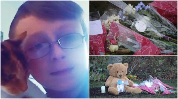 Kane Morris, left, died on November 11.