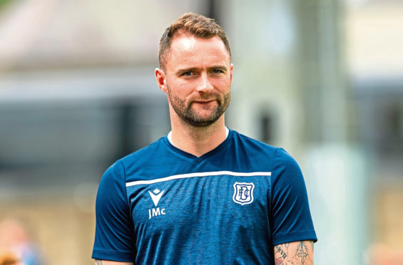 Dundee Manager James McPake.