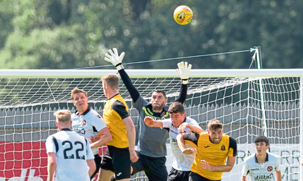 Keeper Deniz Mehmet could feature today for United.