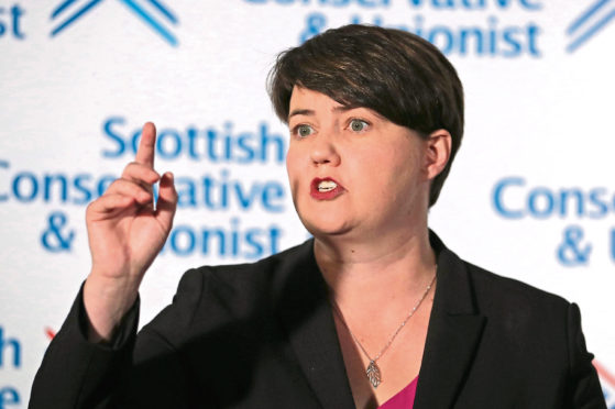 Leader of the Scottish Conservatives Ruth Davidson.