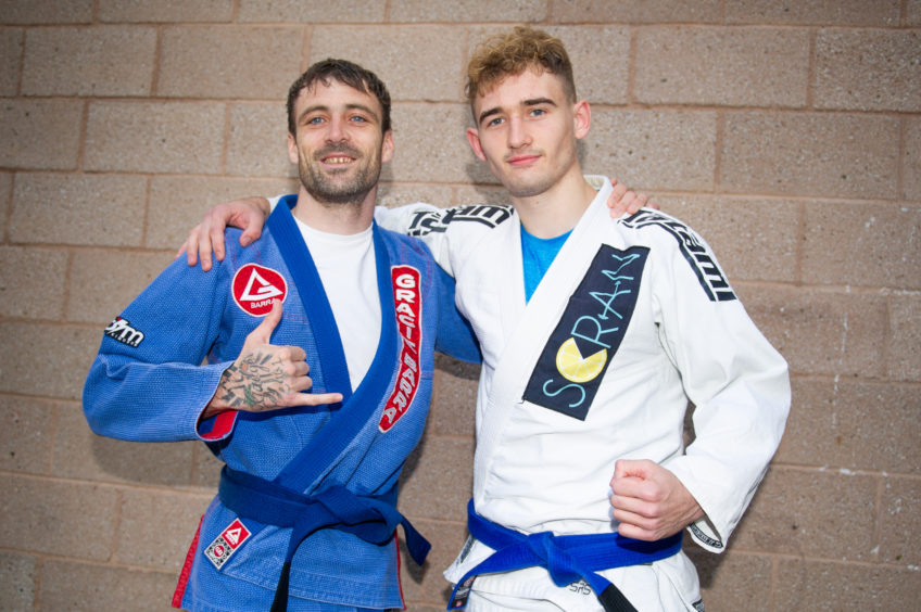 Brazilian jiujitsu fighters from Dundee putting everything into