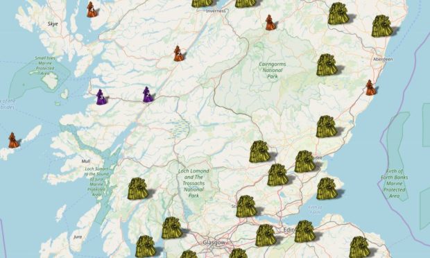 Spellbinding map shows where witches once dwelled in Dundee, Tayside and Fife - Evening Telegraph