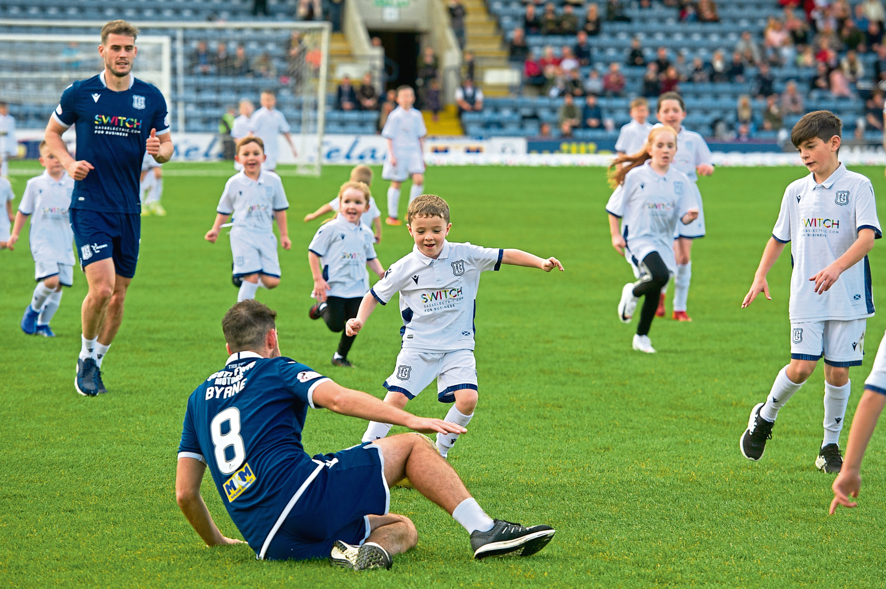 Dundee football clubs invite kids to play their idols in school break 