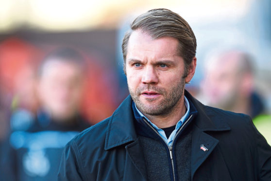 Dundee United manager Robbie Neilson.