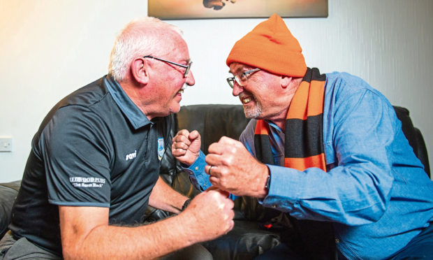 Willie and Alex have a "friendly" rivalry over their football teams.