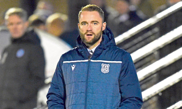 Dundee manager James McPake.
