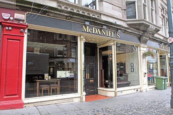 McDaniels pub in Dundee.