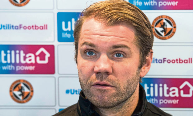 Dundee United manager Robbie Neilson.