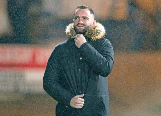 Dundee manager James McPake.
