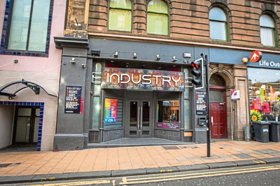 Industry nightclub in the Seagate is the target of a lapdancing bid.