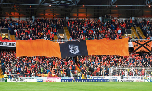 Robbie Neilson has lauded Dundee Uniteds support this season as they push for promotion back to the top-tier of Scottish football.