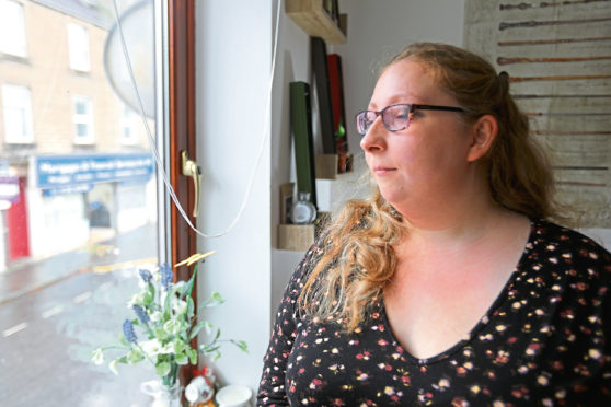 Sophie McCutcheon at home in Dundee.