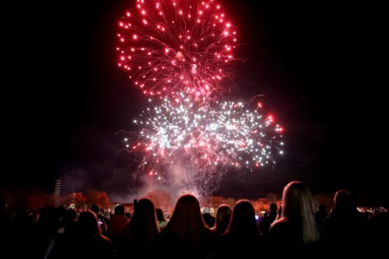 Fireworks at Baxter Park - but could they become quieter in future?