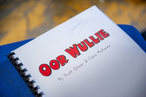 The script for the show.