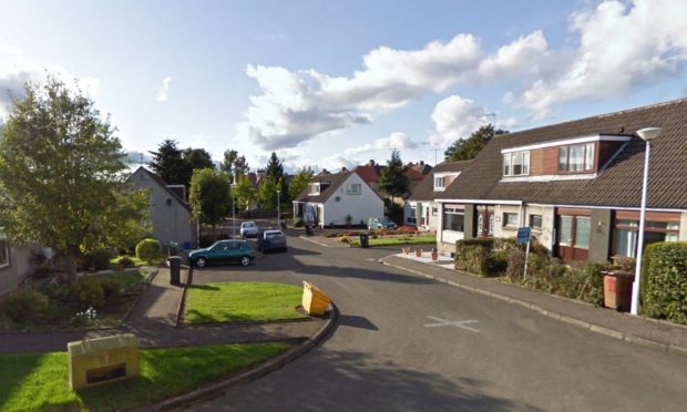 Castlebank Gardens, Cupar. (Stock image).