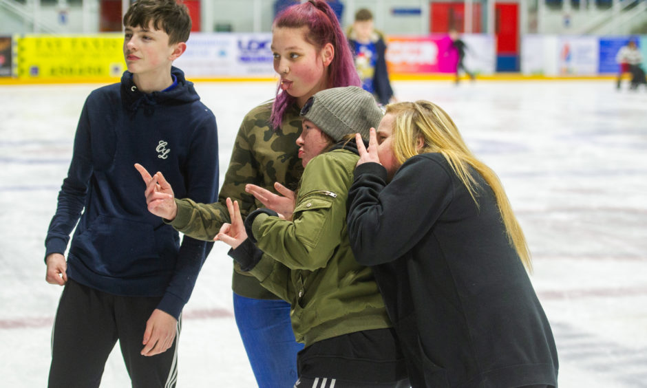 IN PICTURES Breakthrough kids take over Dundee Ice Arena for Christmas