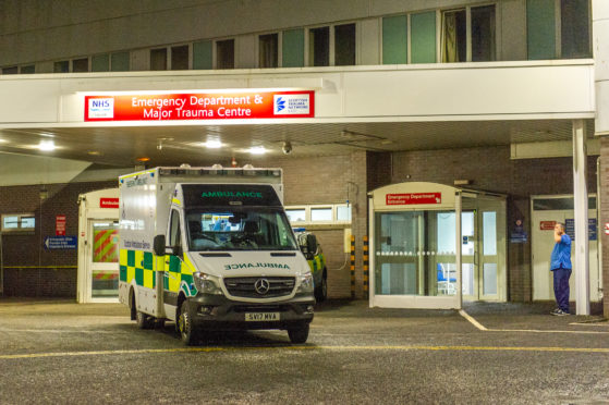 The emergency department at Ninewells Hospital.