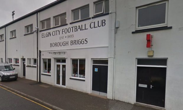 Borough Briggs, home of Elgin City FC.