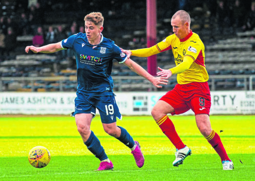 Fin Robertson lists Kenny Miller (right) as one of his toughest opponents.