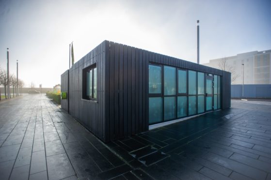 The Slessor Gardens pavilion.