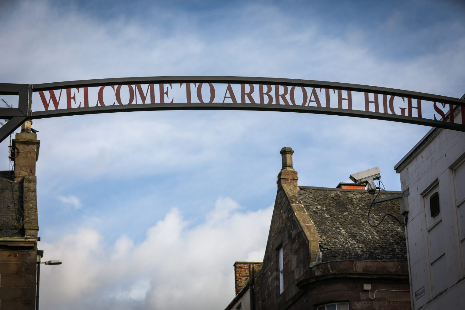 Arbroath High Street sign draws unfavourable comparison with infamous death camp Evening Telegraph