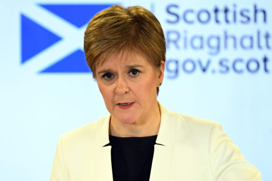 Scotland's First Minister Nicola Sturgeon.