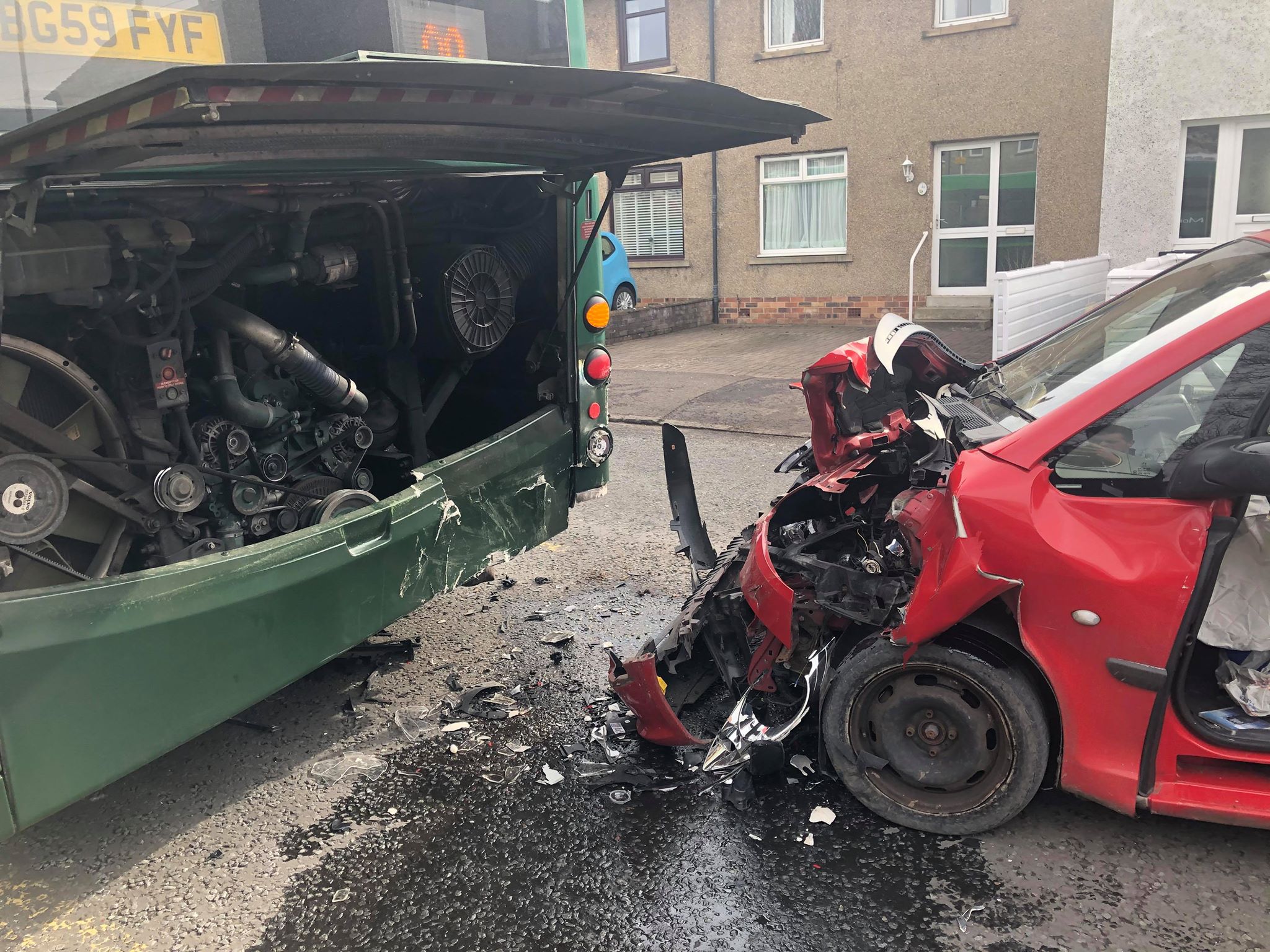 Driver charged as Dundee road is blocked following collision between bus and car Evening Telegraph