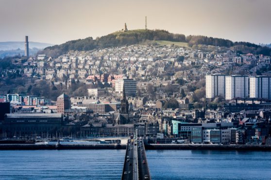 Dundee's population is set to fall over the next 25 years.