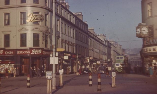 G H Bell's image shows Reform Street from the City Square in 1957.