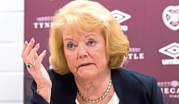 Ann Budge and Hearts have taken legal action in wake of relegation