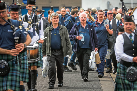 Michelin employees leave the gates for the last time on June 30.