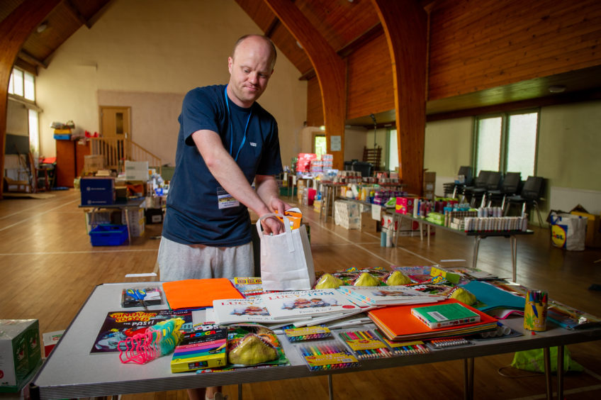 New weekly food larder opens up in Fintry Parish Church Evening Telegraph